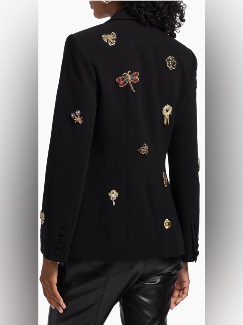Cinq a Sept Cheyenne Brooches Blazer - Picture 4 of 13